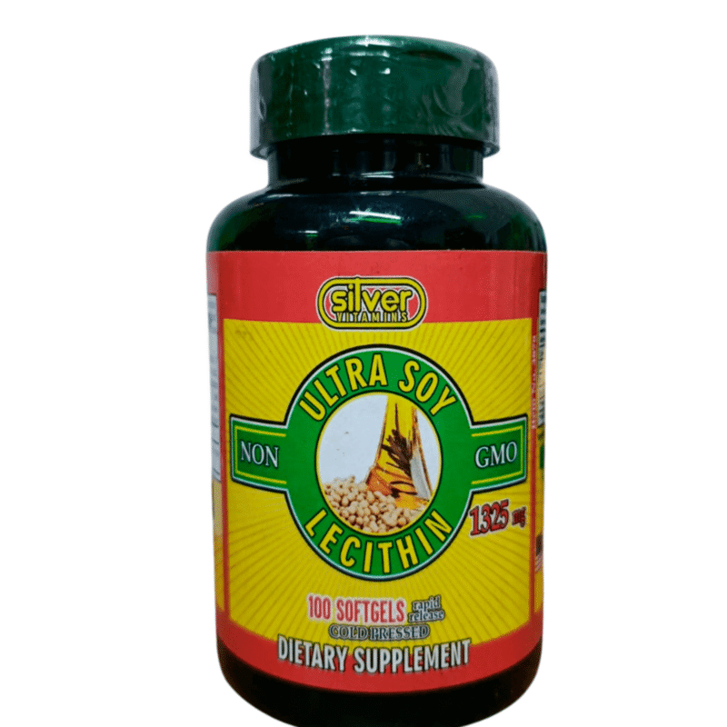 Ultra Soya Lecitina1325mg x100 cápsulas - Silver Vitamins Nutrition