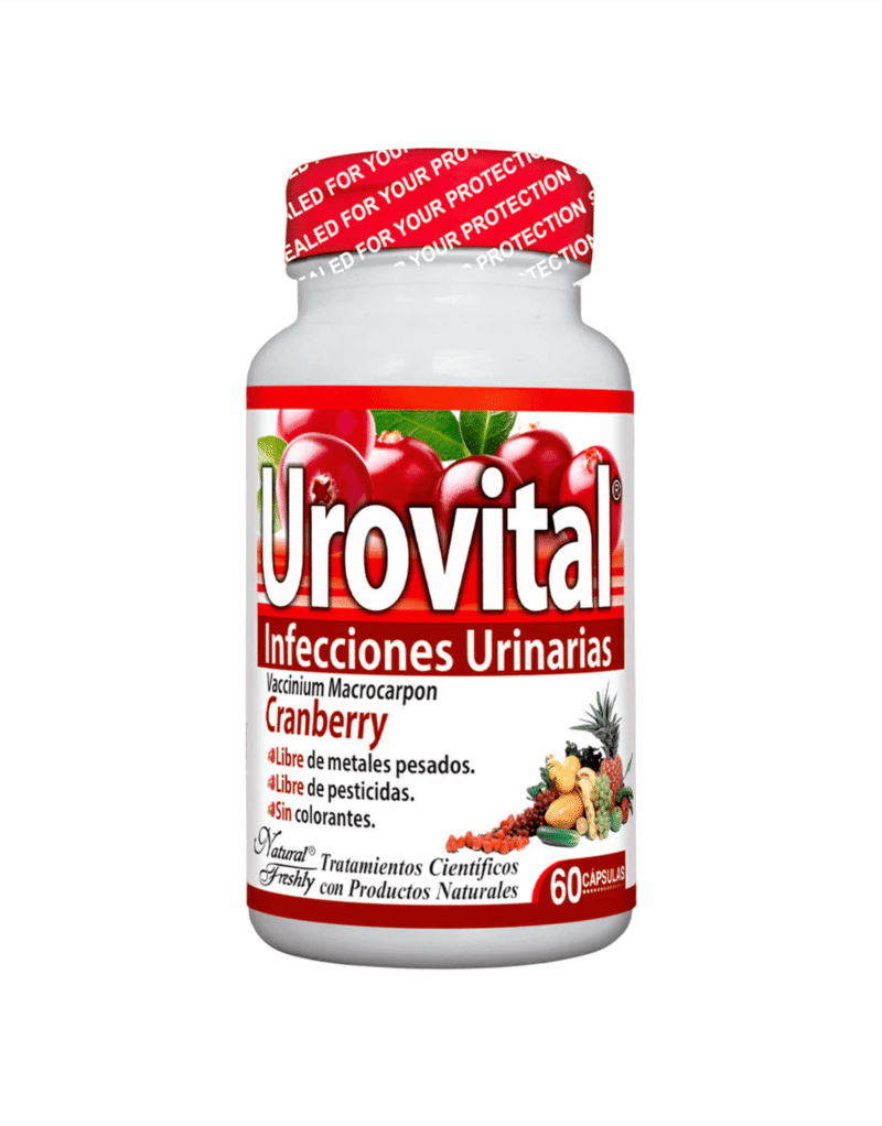 Urovital Infecciones Urinarias Frasco x60 capsulas - Natural Freshly