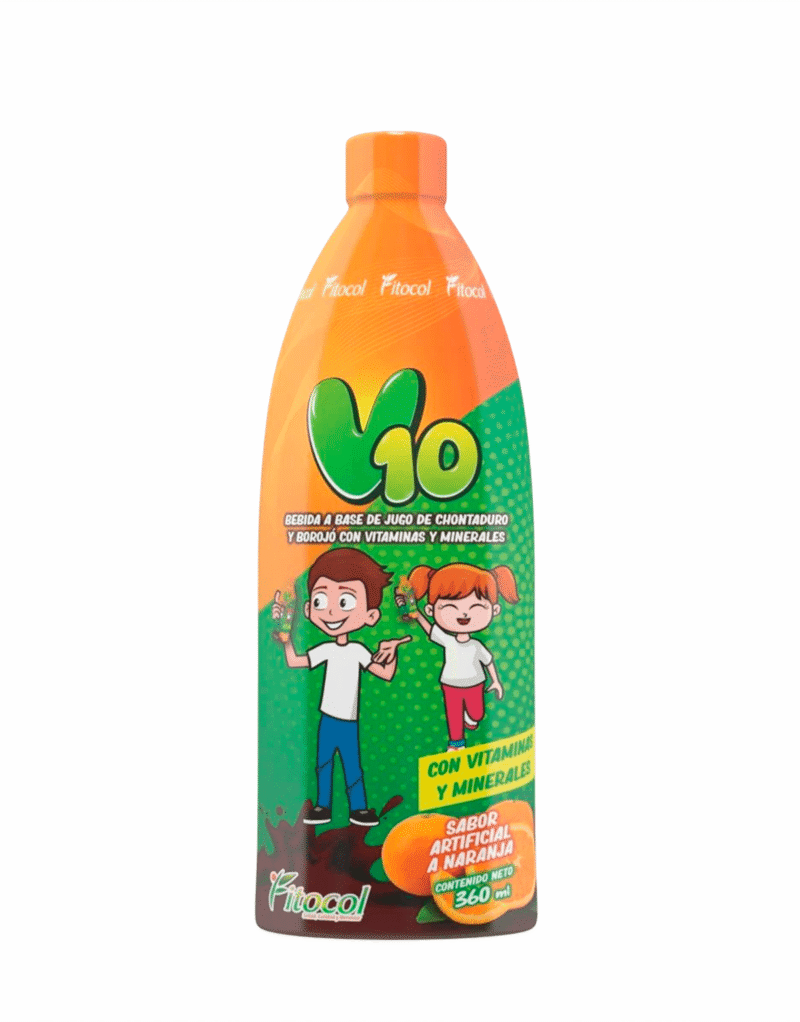 V 10 estimulador del apetito para niños x 360 ml - Fitocol