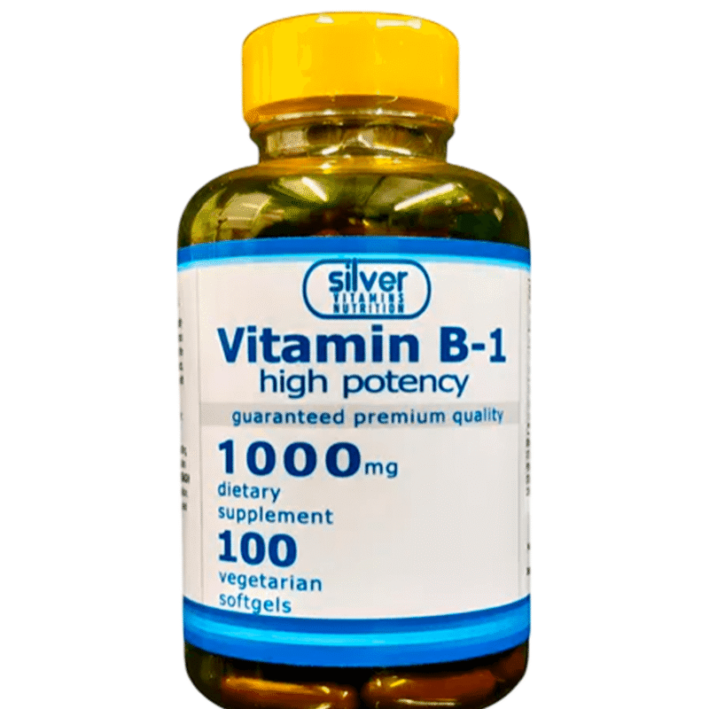 Vitamina B1 1000mg X100 - Silver Vitamins Nutrition