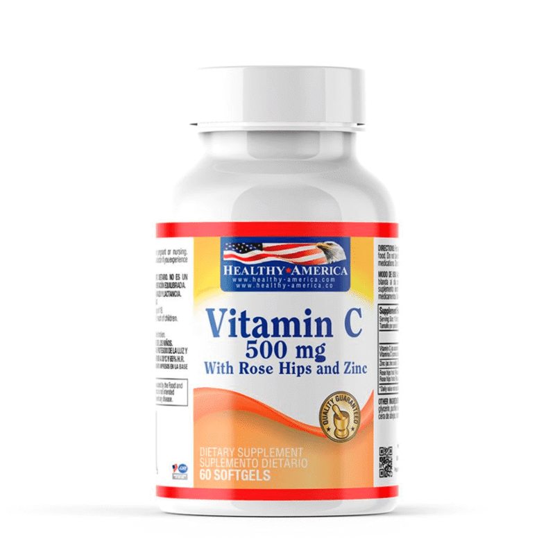 Vitamina C 500 mg x 60 Softgels - Healthy America