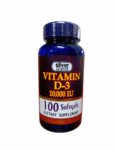 Vitamina D3 10000 IU x100 Softgels - Silver Vitamins Nutrition