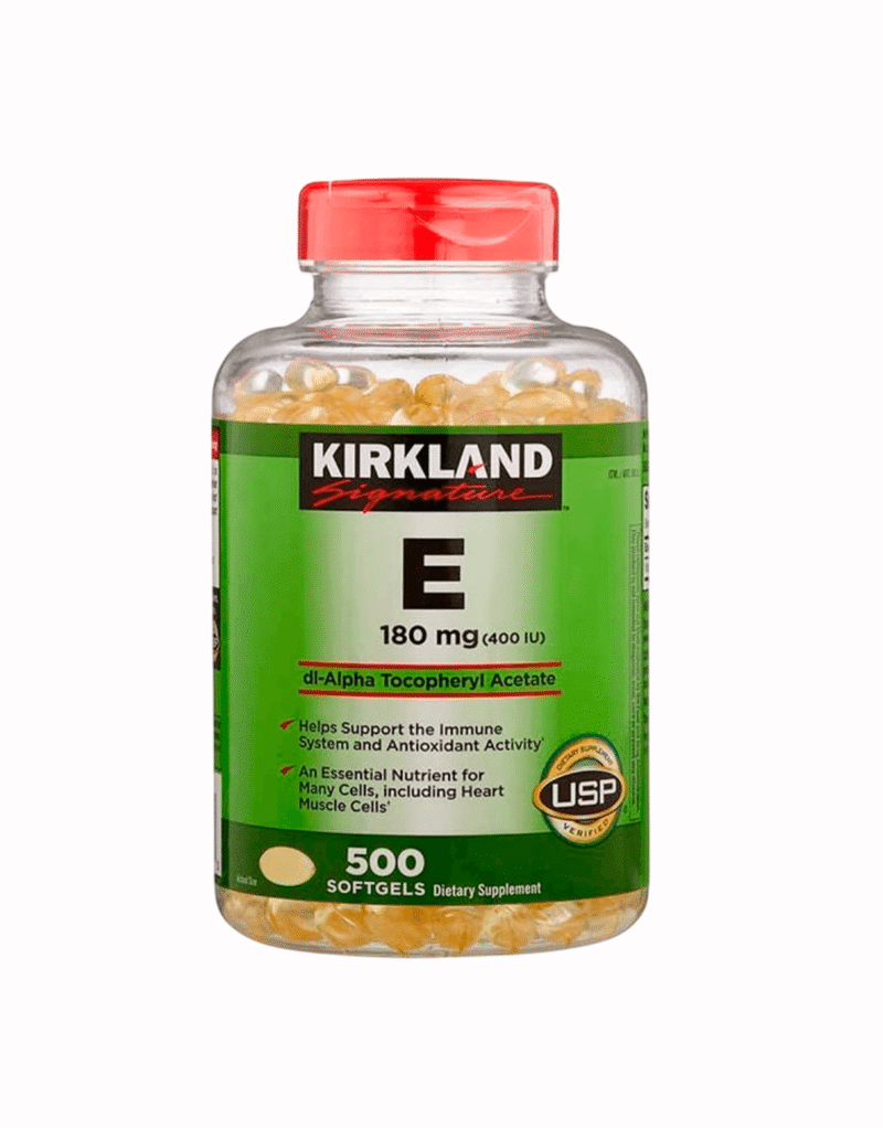 Vitamina E 180mg 500 Soflgels - kirkland