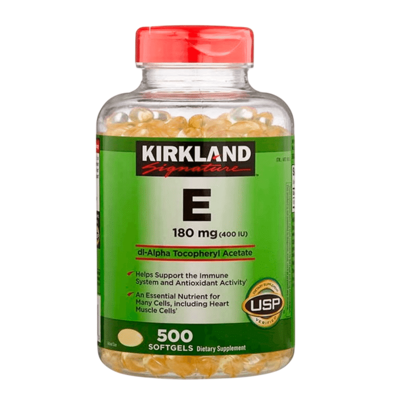 Vitamina E 180mg 500 Soflgels - kirkland