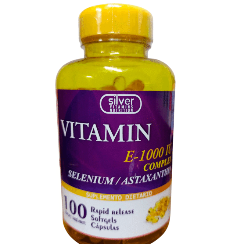 Vitamina E De 1000complex Selenio astaxanthin X 100 - Silver Vitamins Nutrition