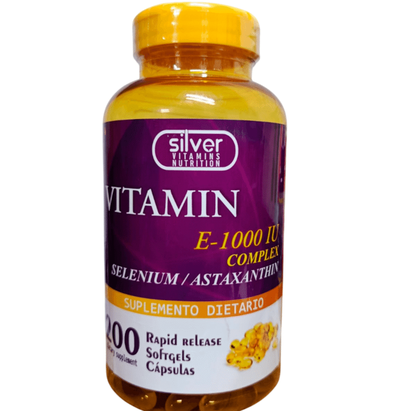 Vitamina E De 1000complex Selenio astaxanthin X 200 - Silver Vitamins Nutrition