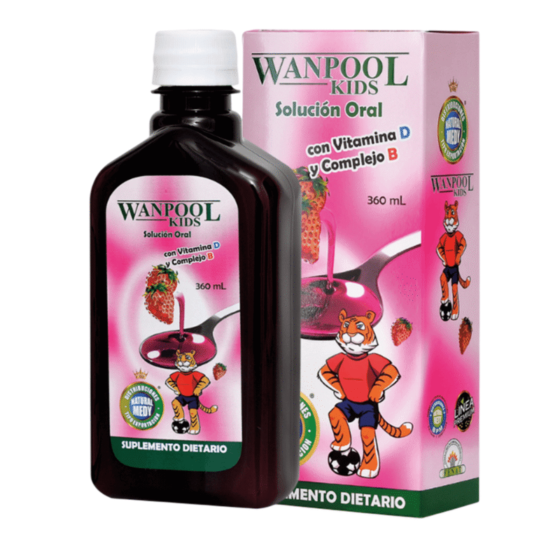 Wanpool Kids Jarabe 360 ml - Natural Medy