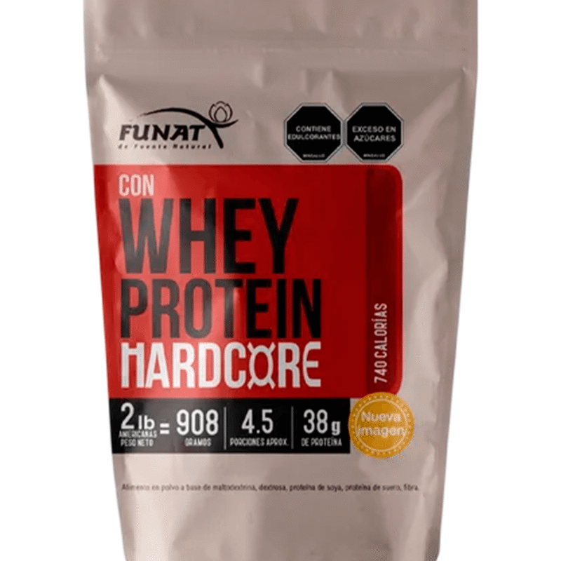 Whey Protein Hardcore vainilla 2 lb - Funat