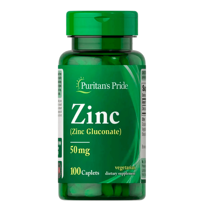 Zinc 50 mg x100 tabletas - Puritans Pride