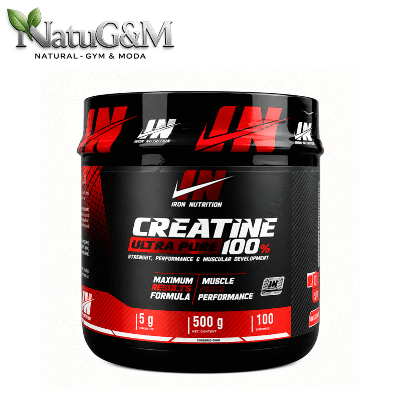 Creatina Ultra Pure 100% 100 servicios- Iron Nutrition