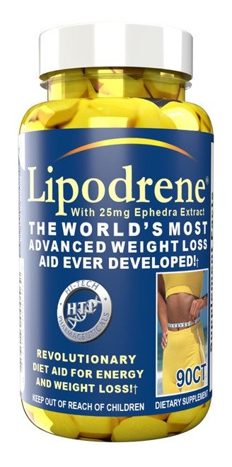 Quemador de grasa Lipodrene Amarillo 90 tabs - HI-TECH