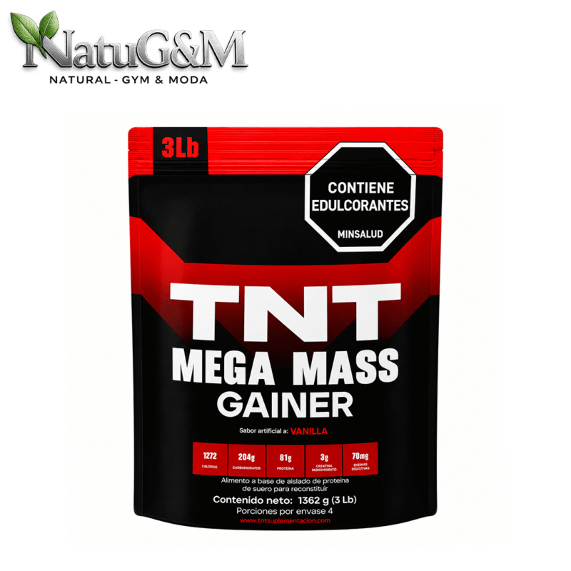Proteína Mega Mass Gainer 3 Libras - TNT