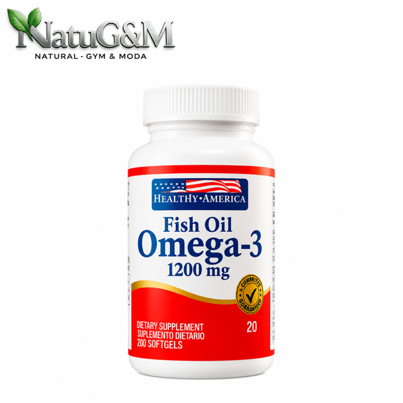 Omega 3 Fish Oil 1200 Mg 200 Capsulas Blandas - Healthy America
